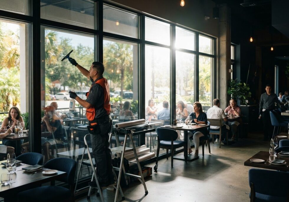 Heat-Rejection Window Film for Carrollwood Restaurants