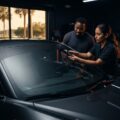 Legal tint level for a front windshield in Florida