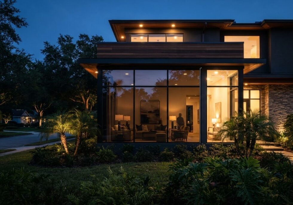Residential tinting services in Carrollwood for home privacy